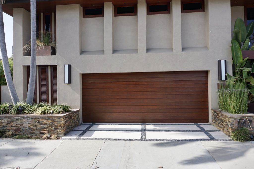 Stain Grade Garage Doors - Coastal Custom Woodworx