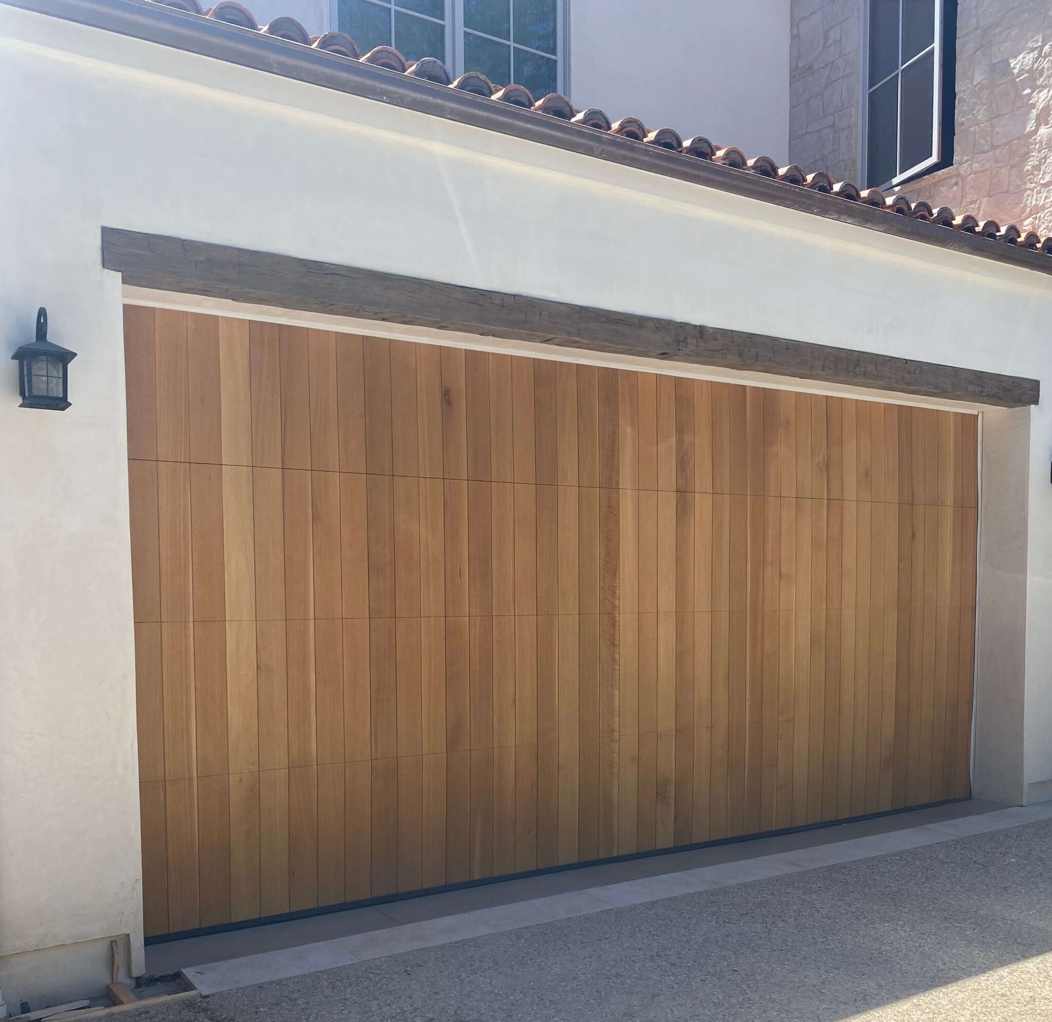 Stain Grade Garage Doors Coastal Custom Woodworx